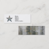Carte De Visite Mini l'étoile nautique (Devant / Derrière)