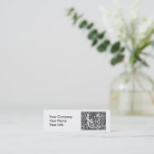 Carte De Visite Mini Lettre U Monogramme médiéval Art Nouveau (Debout devant)