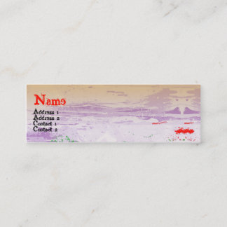 CARTE DE VISITE MINI LÈVRES