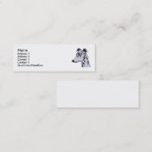 Carte De Visite Mini Lévrier (Devant / Derrière)