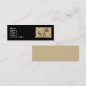 Carte De Visite Mini Licorne (Devant / Derrière)