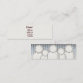 Carte De Visite Mini Lignes (Devant / Derrière)