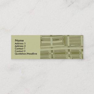 Carte De Visite Mini "Lignes de Communication II" Abstrait