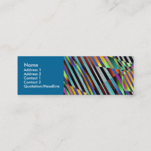 Carte De Visite Mini Lignes fragmentées