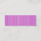 Carte De Visite Mini Lignes rose pourpre (Dos)