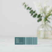 Carte De Visite Mini Lignes vertes (Debout devant)