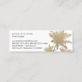 Carte De Visite Mini L'île tropicale (Dos)