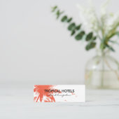 Carte De Visite Mini L'île tropicale (Debout devant)