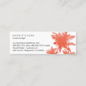 Carte De Visite Mini L'île tropicale (Dos)