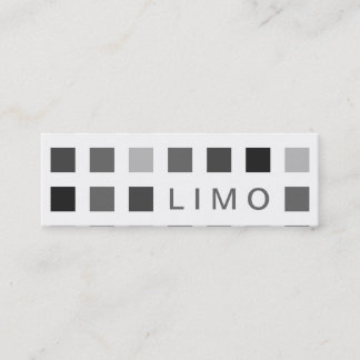 Carte De Visite Mini LIMO (carrés modérés)