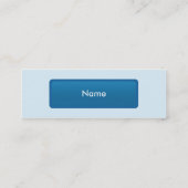 Carte De Visite Mini LinkedIn foncé - maigre (Dos)