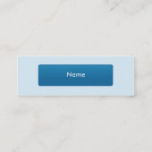 Carte De Visite Mini LinkedIn - maigre (Dos)