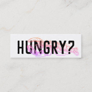 Carte De Visite Mini Livraison moderne impressionnante de fruits de mer