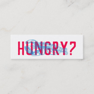 Carte De Visite Mini Livraison moderne impressionnante de fruits de mer