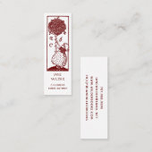 Carte De Visite Mini Livre pour enfants uniqueAuteur (Devant / Derrière)