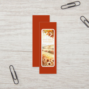 Carte De Visite Mini Livres feuille Crunch Rustle - Signet Card