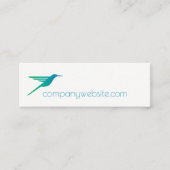 Carte De Visite Mini Logo colibri (Devant)