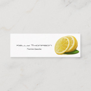 Carte De Visite Mini Logo de citron