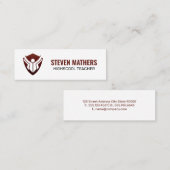 Carte De Visite Mini Logo de l'éducation (Devant / Derrière)