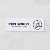 Carte De Visite Mini Logo Finance (Devant)