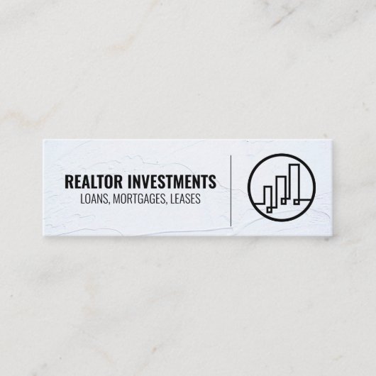 Carte De Visite Mini Logo Finance (Devant)