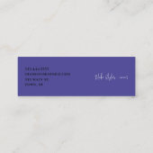 Carte De Visite Mini Logo Lune Diamant (Dos)