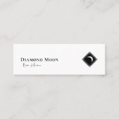 Carte De Visite Mini Logo Lune Diamant (Devant)