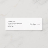 Carte De Visite Mini Logo Lune Diamant (Dos)