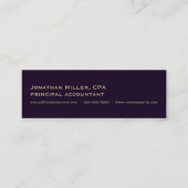 Carte De Visite Mini Logo Simple Luxe (Devant)