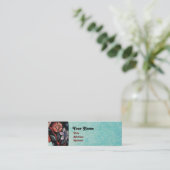 CARTE DE VISITE MINI L'OISEAU VOLONTAIRE, DESIGNER DE MODE BEAUTÉ (Debout devant)