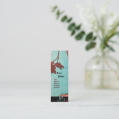 CARTE DE VISITE MINI L'OISEAU VOLONTAIRE, DESIGNER DE MODE BEAUTÉ (Debout devant)