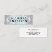 Carte De Visite Mini Lueur Bokeh (Devant / Derrière)