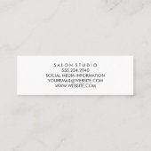 Carte De Visite Mini Lueur Bokeh (Dos)