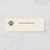 Carte De Visite Mini Lumière méditante de Bouddha-Sérénité (Dos)