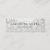 Carte De Visite Mini Luminosité Platine (Devant)