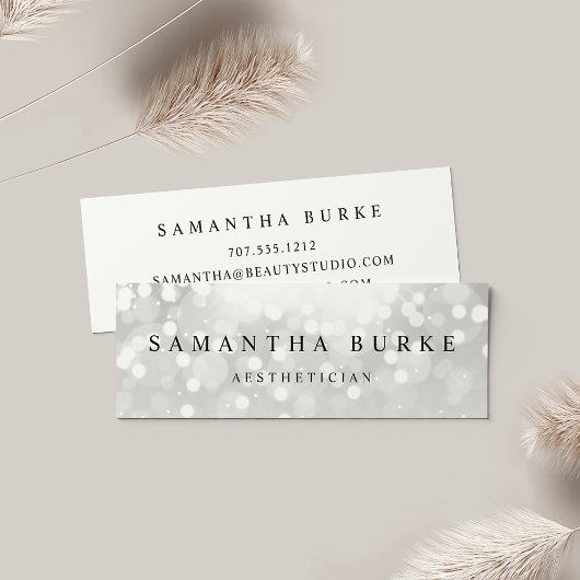 Carte De Visite Mini Luminosité Platine