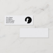 Carte De Visite Mini Lune de lama (Devant / Derrière)
