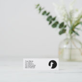 Carte De Visite Mini Lune de lama (Debout devant)