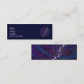 Carte De Visite Mini Lune froide de chêne (Devant / Derrière)