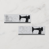 Carte De Visite Mini Machine à coudre - maigre (Devant / Derrière)