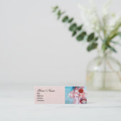 Carte De Visite Mini MADAME POMPADOUR Beauté, Salon, Spa, Artiste de ma (Debout devant)