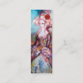 Carte De Visite Mini MADAME POMPADOUR Beauté, Salon, Spa, Artiste de ma (Dos)