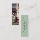 Carte De Visite Mini Magic Circle Signet par John W. Waterhouse (Devant / Derrière)