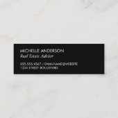 Carte De Visite Mini Maison / Immobilier (Dos)