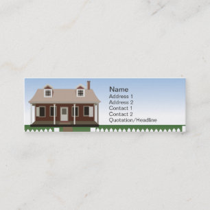 Carte De Visite Mini Maison - Skinny