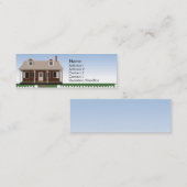 Carte De Visite Mini Maison - Skinny (Devant / Derrière)
