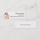 Carte De Visite Mini Mal nécessaire (Devant / Derrière)