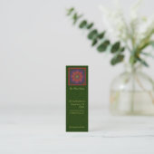 Carte De Visite Mini Mandala de la vie (Debout devant)