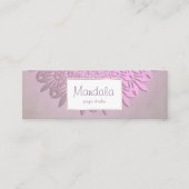 Carte De Visite Mini Mandala ethnique de gradient (Devant)