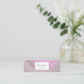 Carte De Visite Mini Mandala ethnique de gradient (Debout devant)